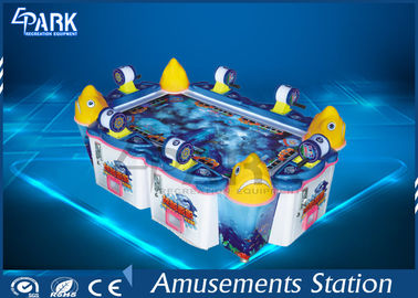 Multi Player Coin Op Arcade Machines / Fishing Game Machine With Led Illumination